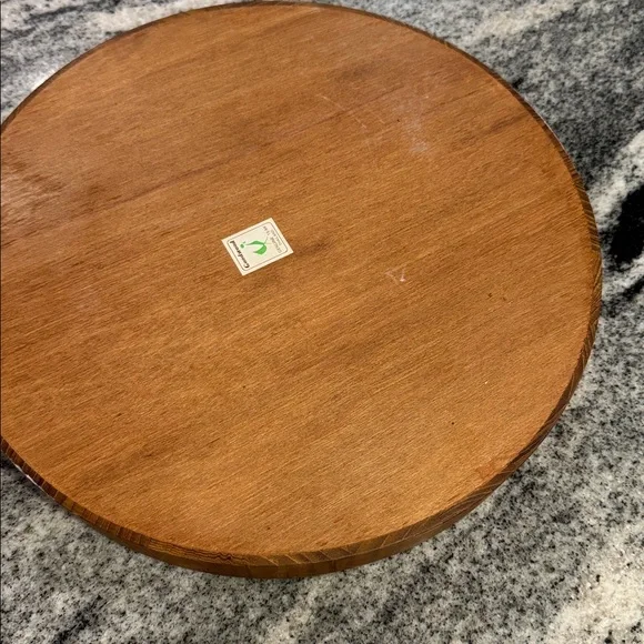 Brown Teak Wooden Serving Tray - Picture 3 of 8